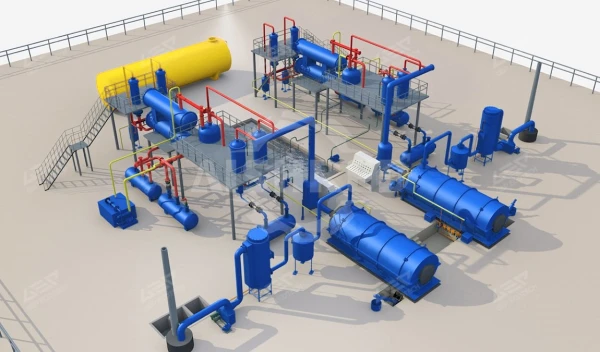 Mennyibe kerül egy gumiabroncs-pirolízis olajfinomító rendszer?